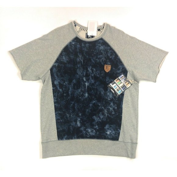 PRPS Other - PRPS Birth Pullover Mens XL Crew Neck Cut Off Short Sleeve Sweat Tee T-Shirt